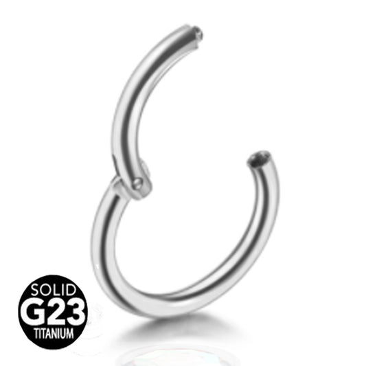 Basic Piercing Jewelry, G23 Titanium Hinged Segment Ring, Daith Clicker Hoop, G23 Titanium Hinged Segment Ring, Daith Clicker Hoop, Basic Piercing Jewelry, Heart of Jewelry | Los Angeles